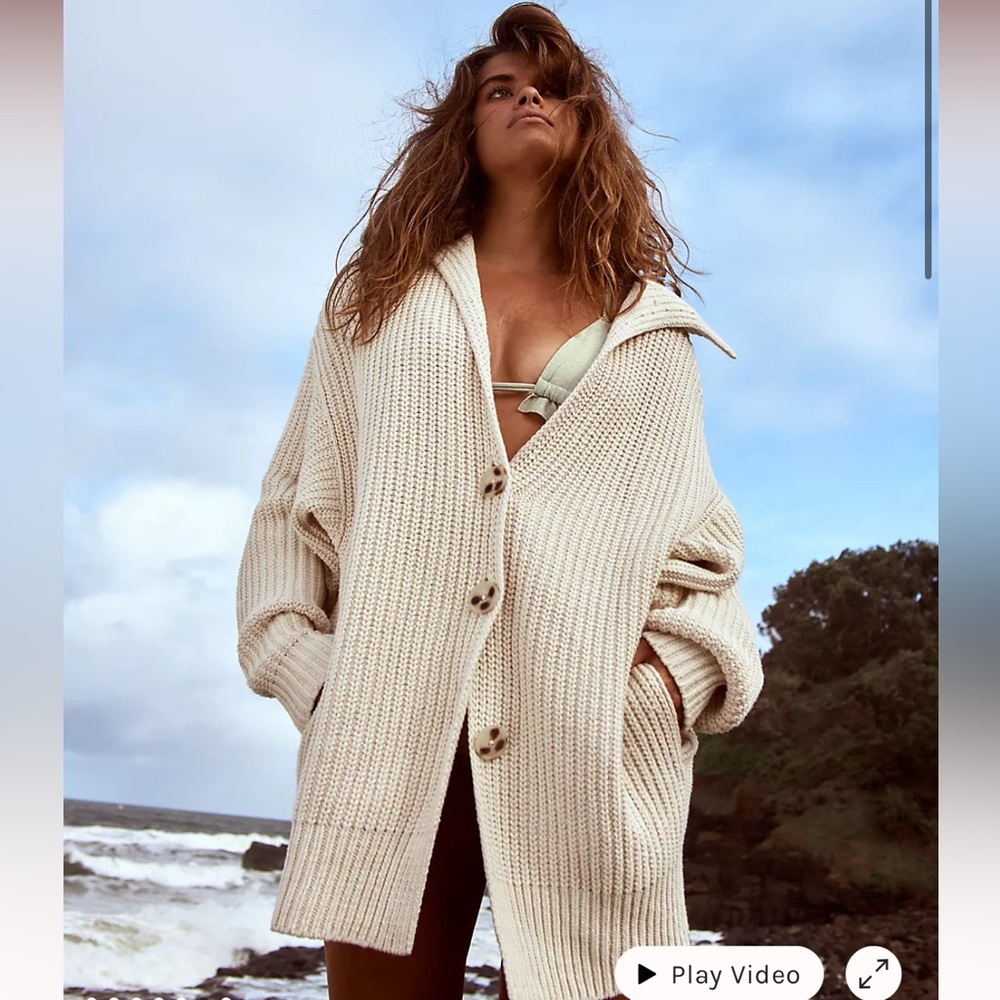 Free people swim too deep cardigan